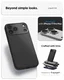 Spigen Liquid Air Apple iPhone 17 Pro Max Hoesje Back Cover Matte Zwart afbeelding 4