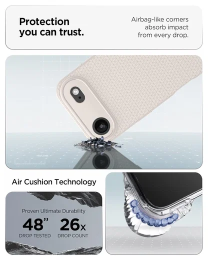 Spigen Liquid Air Apple iPhone Air Hoesje Back Cover Titanium afbeelding 3