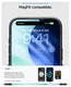 Spigen Rugged Armor MagFit Apple iPhone 17 Pro Max Hoesje MagSafe Matte Zwart afbeelding 4