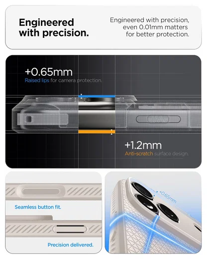 Spigen Liquid Air Apple iPhone 17 Pro Max Hoesje Back Cover Titanium afbeelding 7