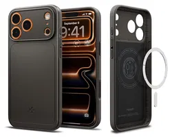 Spigen Thin Fit MagFit iPhone 17 Pro Max Hoesje MagSafe Gunmetal afbeelding