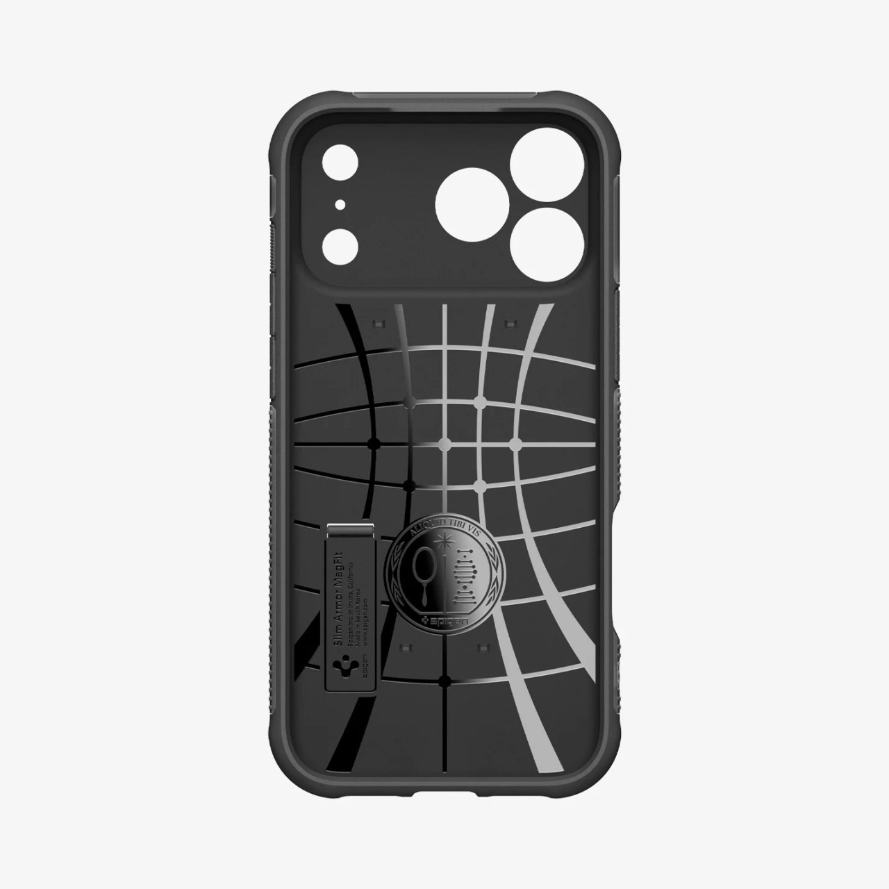 Spigen Slim Armor MagFit Apple iPhone 17 Pro Hoesje MagSafe Frost Zwart afbeelding 3