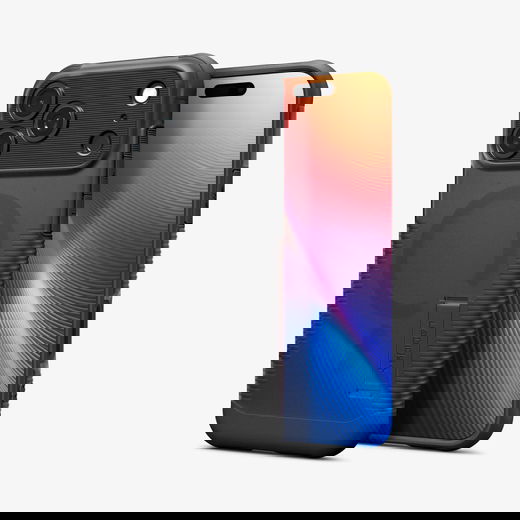 Spigen Slim Armor MagFit Apple iPhone 17 Pro Hoesje MagSafe Frost Zwart afbeelding 1