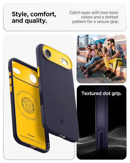 Spigen Nano Pop MagFit iPhone Air Hoesje MagSafe Back Cover Blauw afbeelding 3