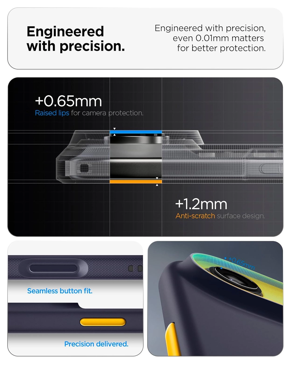 Spigen Nano Pop MagFit iPhone Air Hoesje MagSafe Back Cover Blauw afbeelding 6