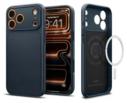 Spigen Thin Fit MagFit iPhone 17 Pro Max Hoesje MagSafe Metal Slate afbeelding