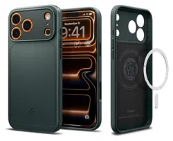 Spigen Thin Fit MagFit iPhone 17 Pro Max Hoesje MagSafe Groen afbeelding