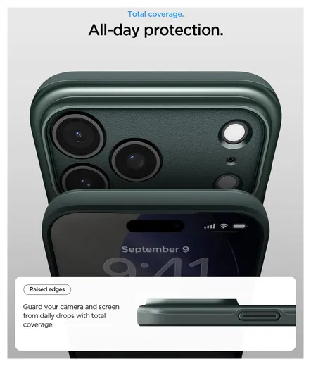 Spigen Thin Fit MagFit iPhone 17 Pro Max Hoesje MagSafe Groen afbeelding 4