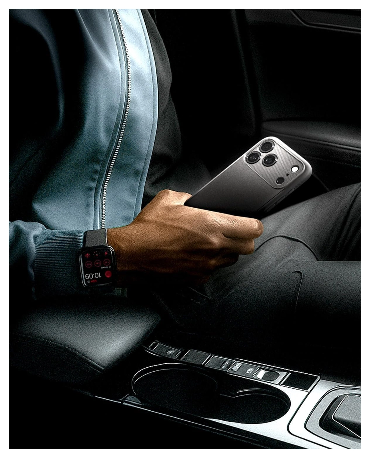 Spigen Rugged Armor MagFit Apple iPhone 17 Pro Max Hoesje MagSafe Grijs afbeelding 7