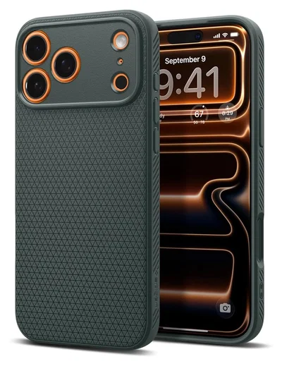 Spigen Liquid Air Apple iPhone 17 Pro Max Hoesje Back Cover Groen afbeelding 1