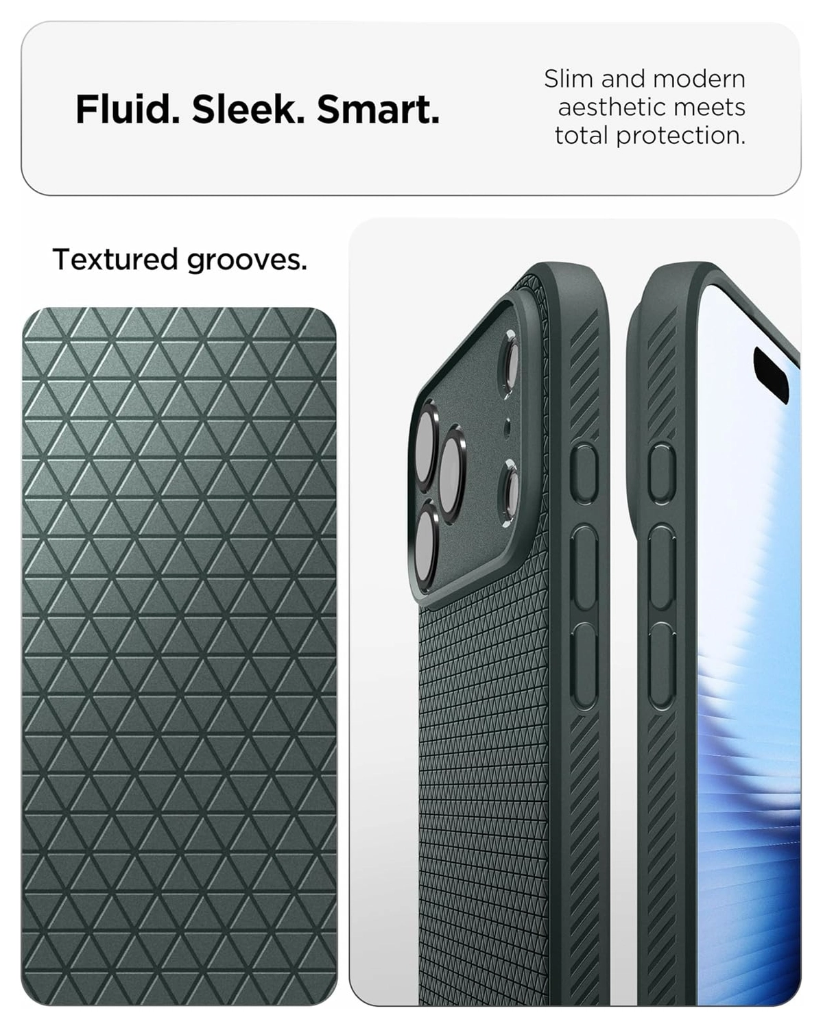 Spigen Liquid Air Apple iPhone 17 Pro Max Hoesje Back Cover Groen afbeelding 5