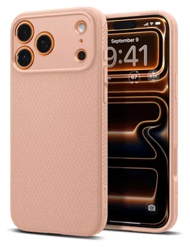 Spigen Liquid Air Apple iPhone 17 Pro Max Hoesje Back Cover Roze Titanium