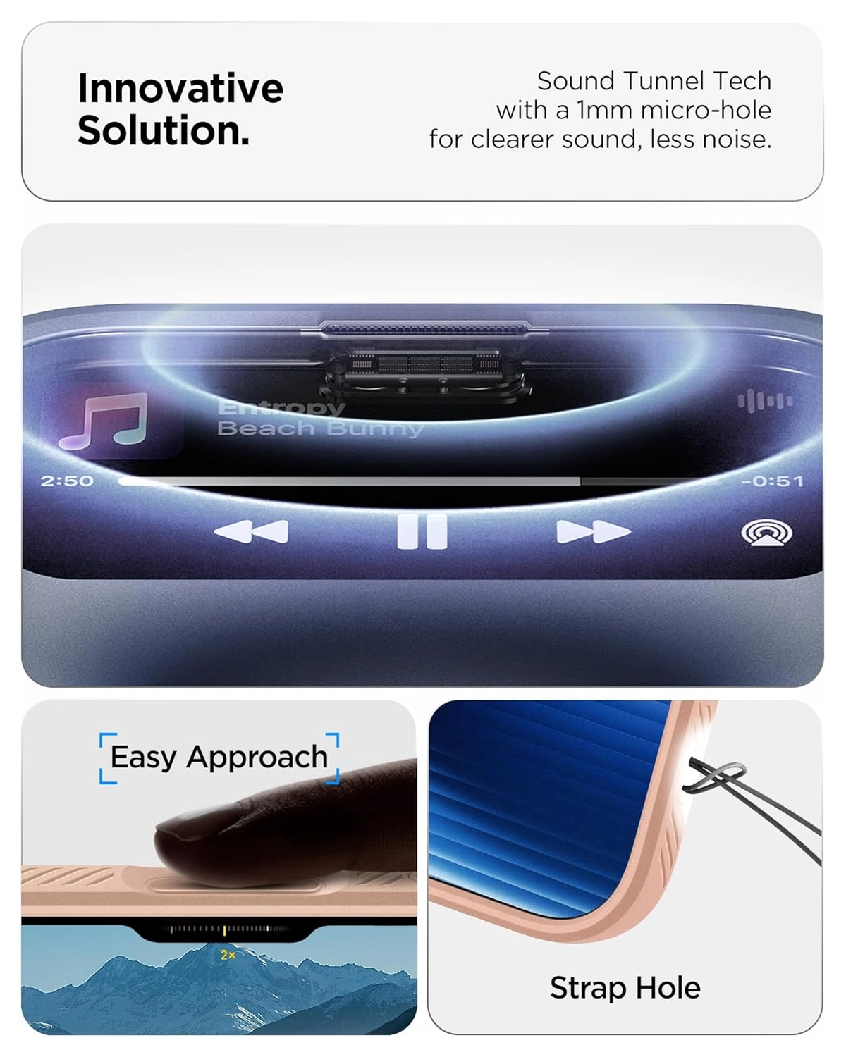 Spigen Liquid Air Apple iPhone 17 Pro Max Hoesje Back Cover Roze Titanium afbeelding 6