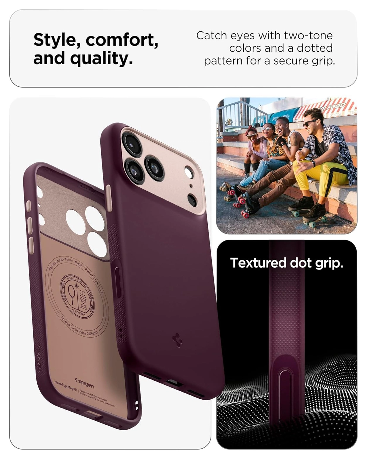 Spigen Nano Pop MagFit iPhone 17 Pro Max Hoesje MagSafe Back Cover Rood afbeelding 4
