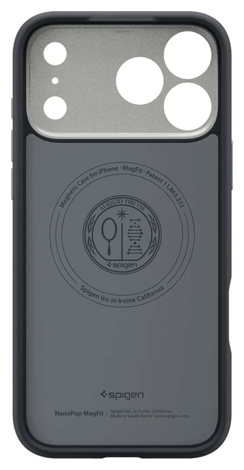 Spigen Nano Pop MagFit iPhone 17 Pro Max Hoesje MagSafe Back Cover Zwart afbeelding 9