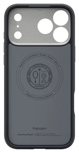 Spigen Nano Pop MagFit iPhone 17 Pro Max Hoesje MagSafe Back Cover Zwart afbeelding 9