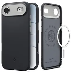 Spigen Nano Pop MagFit iPhone Air Hoesje MagSafe Back Cover Zwart afbeelding