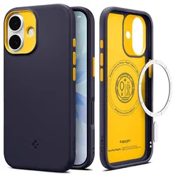 Spigen Nano Pop MagFit iPhone 17 Hoesje MagSafe Back Cover Navy afbeelding