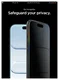 Spigen EZ Fit GLAS.tR Apple iPhone Air Privacy Glass 2-Pack afbeelding 7