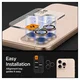 Spigen Optik Pro iPhone 17 Pro / 17 Pro Max Camera Protector Titanium (2-Pack) afbeelding 2