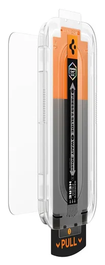 Spigen GLAS.tR EZ Fit iPhone 17 Pro Screen Protector 1-Pack afbeelding 6