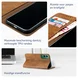 Rosso Element Oppo A5 (2025) Hoesje Book Case Wallet Bruin afbeelding 5