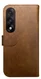 Rosso Element OnePlus Nord 5 Hoesje Book Case Wallet Bruin afbeelding 2