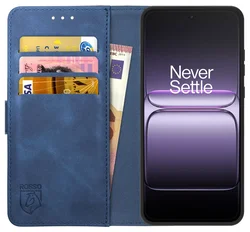 Rosso Element OnePlus Nord 5 Hoesje Book Case Wallet Blauw afbeelding