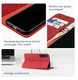 Rosso Element OnePlus Nord 5 Hoesje Book Case Wallet Rood afbeelding 3