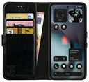 Rosso Element Nothing Phone (3) Hoesje Book Case Wallet Zwart