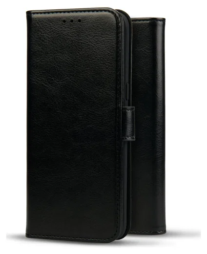 Rosso Element Motorola Moto G86 Hoesje Book Case Wallet Zwart afbeelding 7