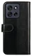 Rosso Element Motorola Moto G86 Hoesje Book Case Wallet Zwart afbeelding 2