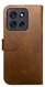 Rosso Element Motorola Moto G86 Hoesje Book Case Wallet Bruin afbeelding 2