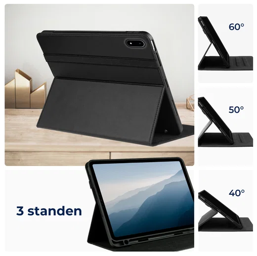 Rosso Element OnePlus Pad 3 Hoes Book Case Zwart afbeelding 5