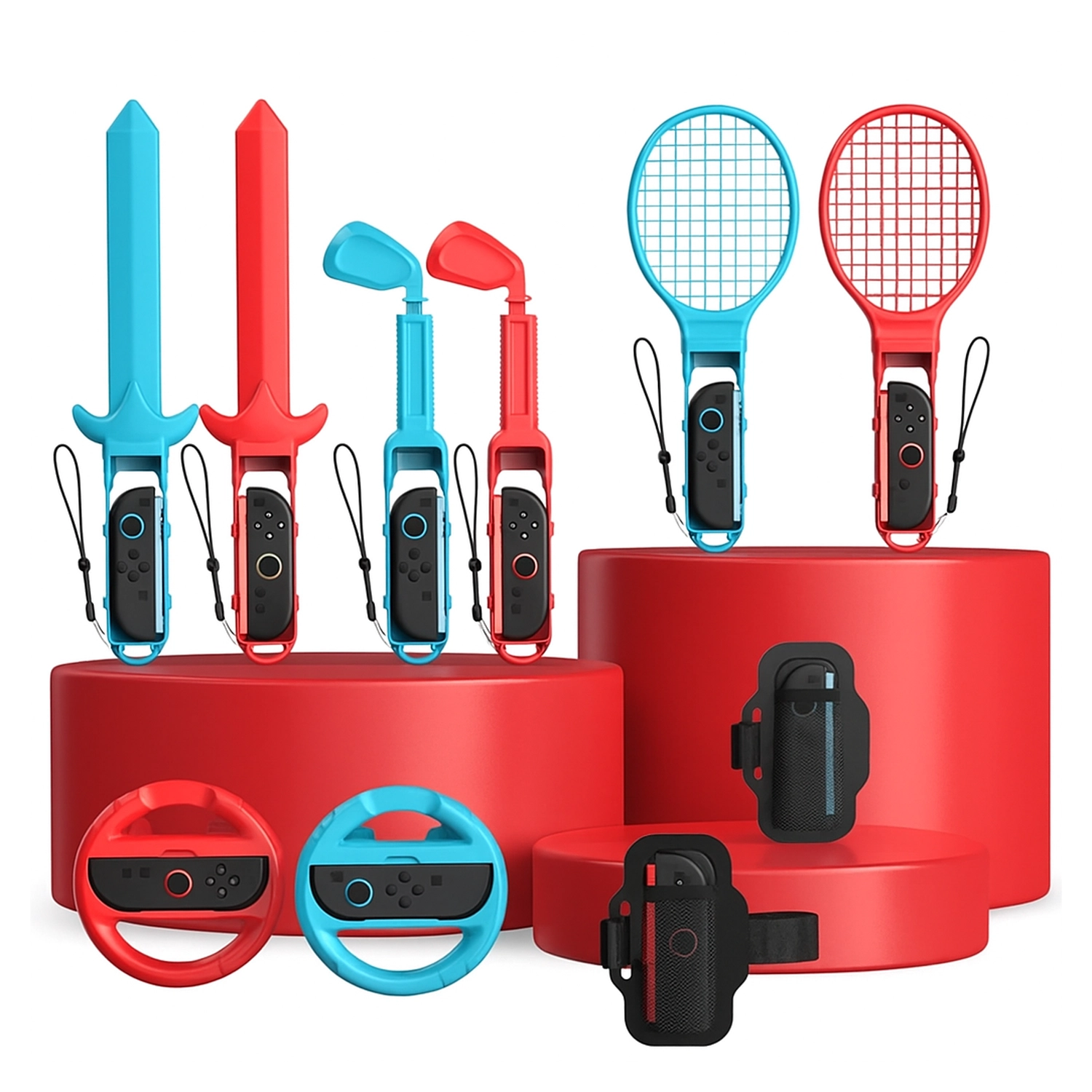 Nintendo Switch / Switch 2 Accessoires Set Bundel voor Sport Games afbeelding 1