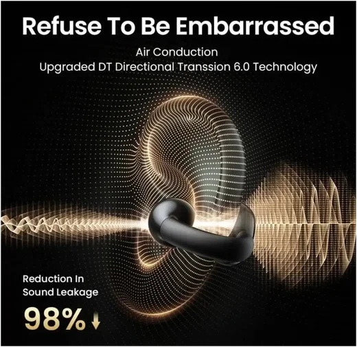 Ugreen Hi Tune True Wireless Headset Bluetooth 5.4 Draadloze Oortjes Zwart afbeelding 8