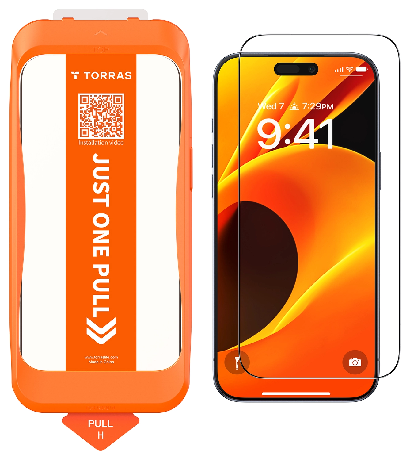 TORRAS Install Master Apple iPhone 17 Pro Max Screen Protector Installatietray afbeelding 1