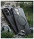 TORRAS Ostand Spin Apple iPhone 17 Hoesje 360° MagSafe Stand Zwart afbeelding 4