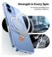 TORRAS Ostand Spin Apple iPhone 17 Hoesje 360° MagSafe Stand Transparant afbeelding 3