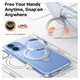 TORRAS Ostand Spin Apple iPhone 17 Hoesje 360° MagSafe Stand Transparant afbeelding 5