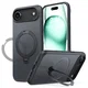 TORRAS Ostand Spin Apple iPhone Air Hoesje 360° MagSafe Stand Zwart