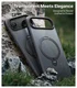 TORRAS Ostand Spin Apple iPhone Air Hoesje 360° MagSafe Stand Zwart afbeelding 6