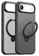 TORRAS Ostand Spin Apple iPhone Air Hoesje 360° MagSafe Stand Zwart afbeelding 7