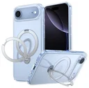 TORRAS Ostand Spin Apple iPhone Air Hoesje 360° MagSafe Stand Transparant