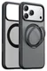 TORRAS Ostand Pro Apple iPhone 17 Pro Hoesje 360° MagSafe Stand Zwart afbeelding 8