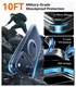 TORRAS Ostand Pro Apple iPhone 17 Pro Hoesje 360° MagSafe Stand Transparant afbeelding 2