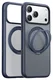 TORRAS Ostand Pro Apple iPhone 17 Pro Hoesje 360° MagSafe Stand Blauw afbeelding 8