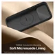 TORRAS Q Pro Silicone iPhone 17 Pro Hoesje MagSafe 360° Kickstand Zwart afbeelding 6