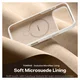 TORRAS Q Pro Silicone iPhone 17 Pro Hoesje MagSafe 360° Kickstand Wit afbeelding 6