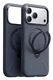 TORRAS Q Pro Silicone iPhone 17 Pro Max Hoesje MagSafe 360° Kickstand Blauw afbeelding 7